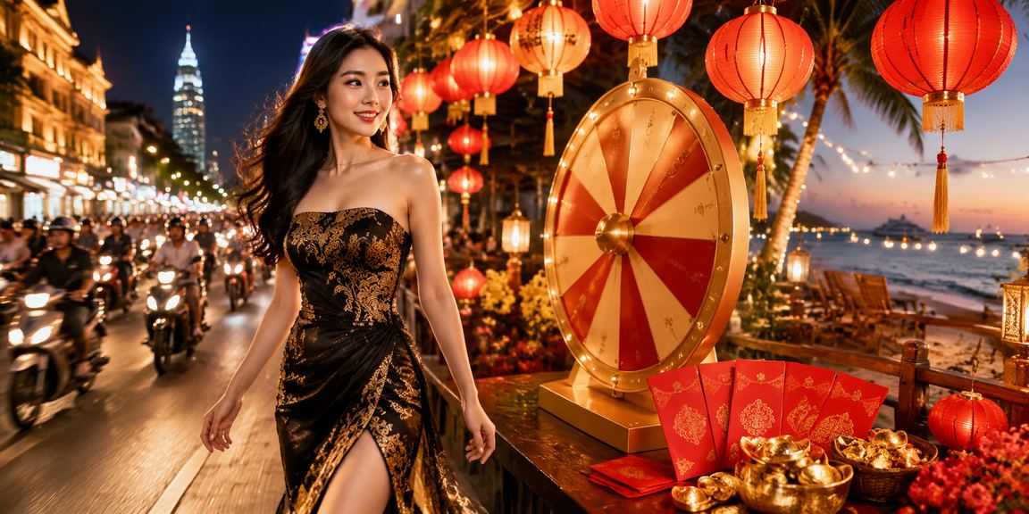 Góc chơi roulette sôi động tại chợ đêm Hồ Chí Minh